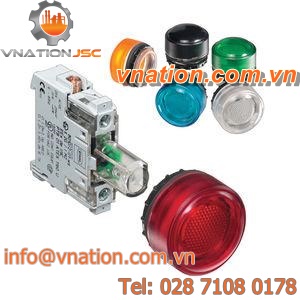 LED indicator light / snap-in / IP66 / round