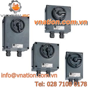 selector knob switch / multipolar / latching / electromechanical