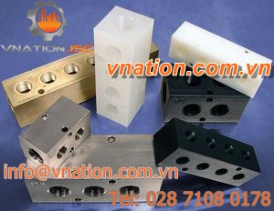 stainless steel manifold / multi-port / multi-channel / pneumatic