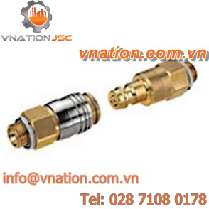 internal thread quick coupling / pneumatic / external thread