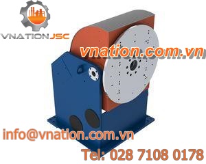 electromechanical positioner / rotary / vertical / 1-axis