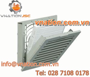 wall-mounted fan / for electrical cabinets / axial / exhaust