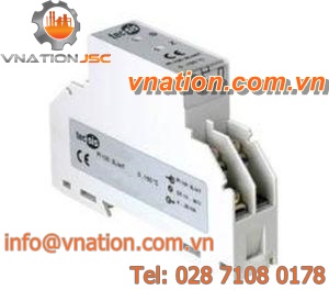 DIN rail mount temperature transmitter / RTD / 4-20 mA / analog