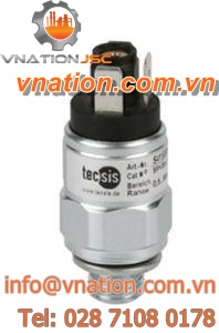 mechanical pressure switch / for oil / compact