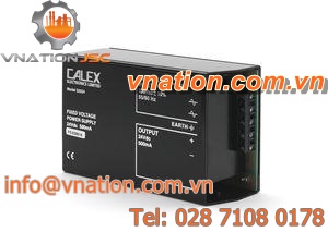 AC/DC power supply / regulated / with short-circuit protection / linear