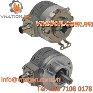 incremental rotary encoder / hollow-shaft / solid-shaft / shock resistance