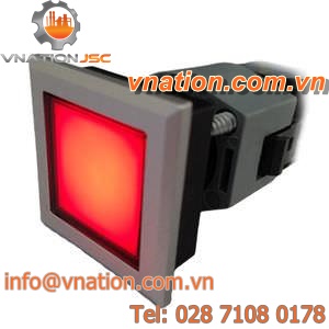 panel-mount indicator light / IP65 / rectangular
