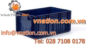 plastic crate / for the automotive industry / transport / modular