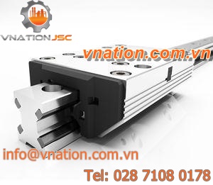 needle roller linear guide / adjustable / precision / aluminum
