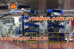 chain conveyor / vertical / spiral / transport