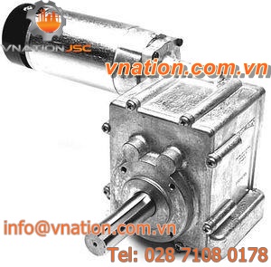 DC electric gearmotor / right-angle / spur / worm