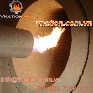 gas burner / duct / rotary kiln