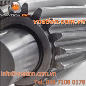 conical gear / spiral / shaft
