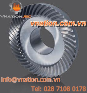 conical gear / helical-toothed / custom / hub