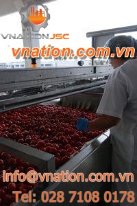 rotary sorting system / manual / food / for food industry applications
