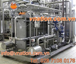 plate heat exchanger / liquid/liquid / for pasteurization / for the food industry