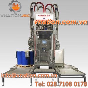 bag filler / automatic / for liquids / double