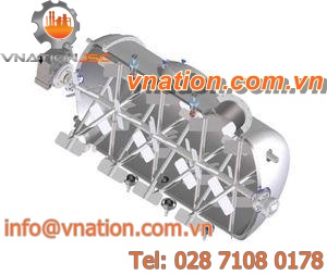 mixing tank / stainless steel / horizontal / for food applications