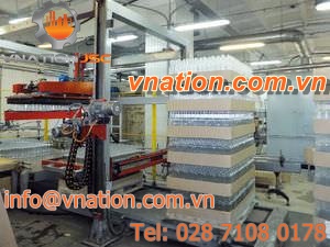 automatic machine depalletizer / glass bottle / for empty containers / fully-automatic