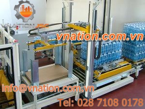 high level infeed palletizer / automatic