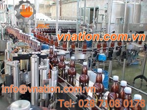 chain conveyor / for cans / horizontal / transport