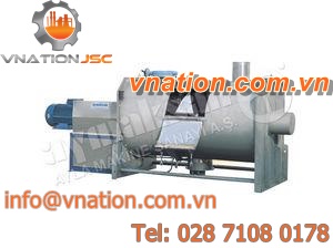 plowshare mixer / batch / horizontal / for powders