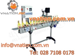 hot air shrink tunnel / for heat-shrink sleeves