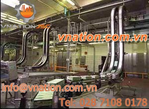 chain conveyor / vertical / transport
