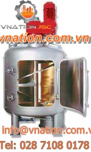 static mixer / batch / vacuum / single-shaft