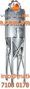 screw mixer / batch / single-shaft / conical