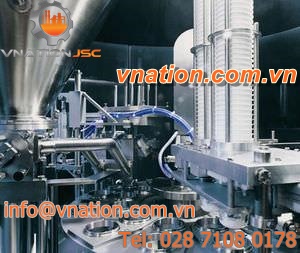 cup filler / container / servo-driven / rotary
