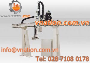 palletising system with stretch wrapper