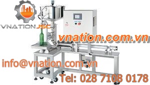 multi-container filling machine / semi-automatic / piston / for liquids