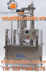 tray filler / servo-driven / piston / for liquids