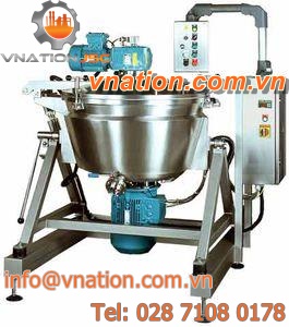 batch homogenizer / for production / stainless steel