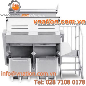 batch mixer / paddle / for the food industry / solid/liquid