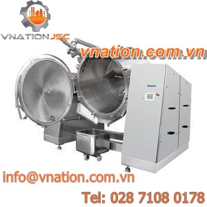 paddle mixer / batch / for the food industry / steam/water