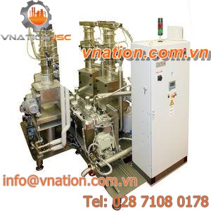 continuous mixer / for the food industry / solid/liquid / stainless steel