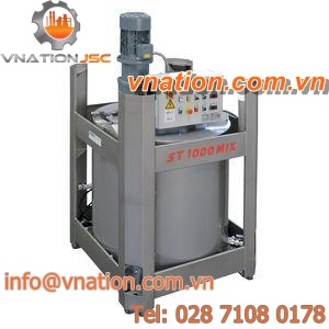 mixing tank / with agitator / vertical / for food applications