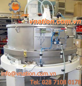 stainless steel tank / mixer / vertical