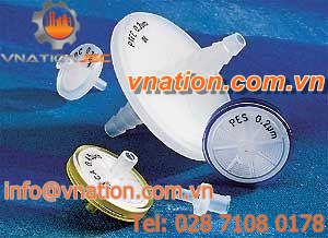 membrane filter / syringe / dust / particulate