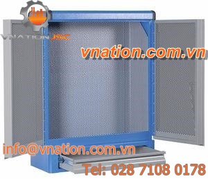 benchtop cabinet / sliding door / double-door / sheet metal