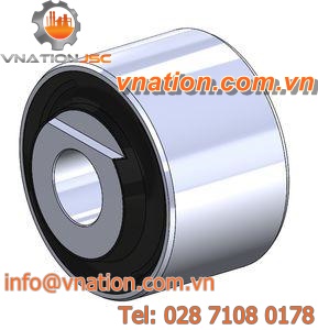 cylindrical anti-vibration mount / rubber / metal