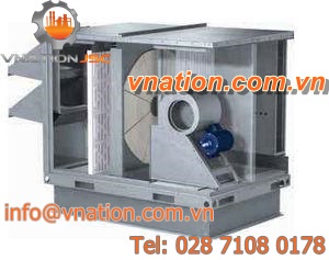 heat-recovery air handling unit / horizontal / outdoor