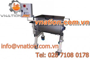 screw mixer / batch / stainless steel / for powders