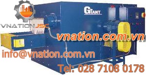 hot air dryer / cooler / with belt conveyor