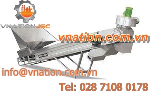 PVC conveyor belt / for the food industry