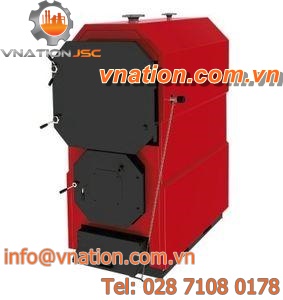 hot water boiler / wood / fire tube