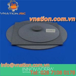 insulation plate / porous / ceramic / for filters
