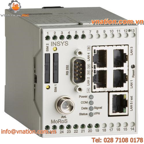 3G communication router / embedded / 2 to 5 ports / with VPN